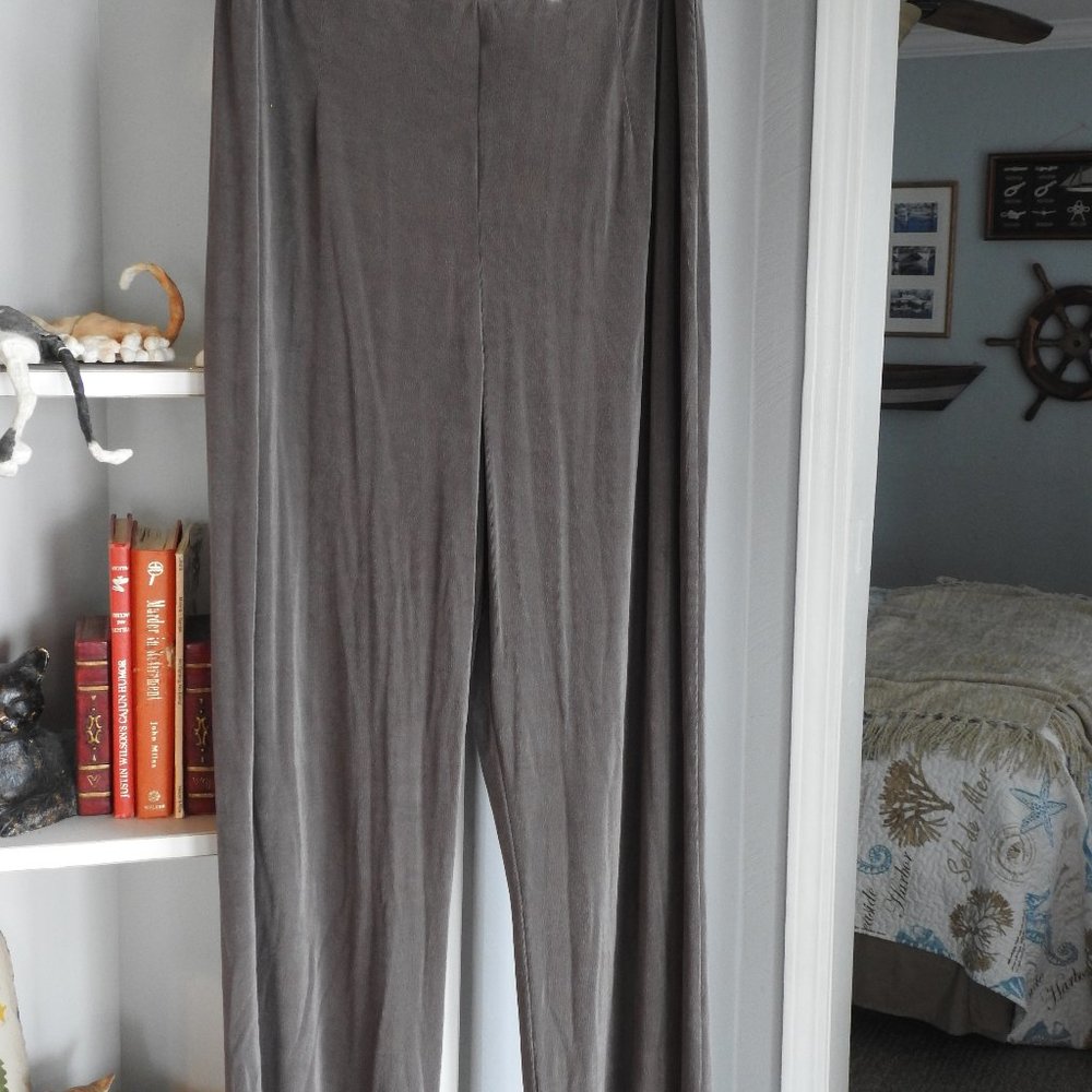 Dark Taupe travel pants size 3
